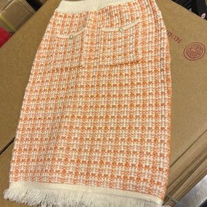 Tweed pattern skirt size S/m/L